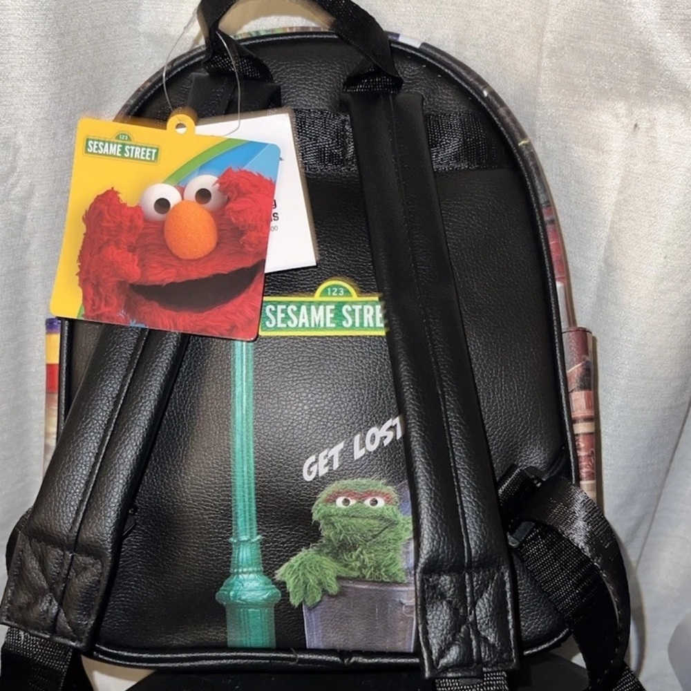 Sesame Street Character Print Mini Backpack - Picture 2 of 2